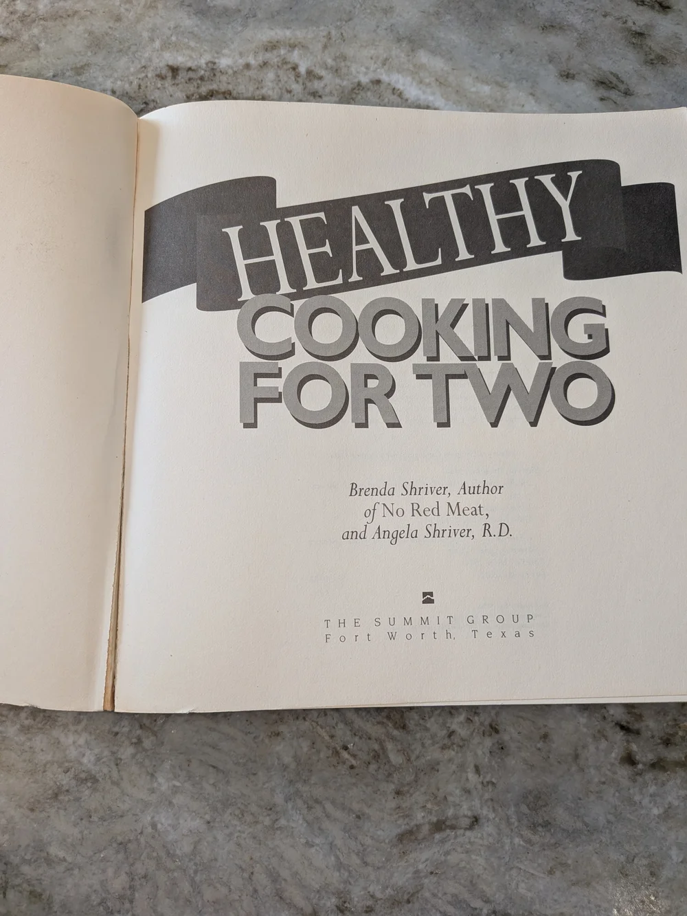 Vintage Healthy Cooking for Two Cookbook Low fat Low Cholesterol Diet Recipes